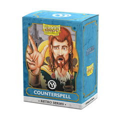 Dragon Shield Sleeves: Magic: The Gathering TCG: Retro Series Brushed Art [Counterspell] - 100 Standard Size Sleeves Card Game Dragon Shield