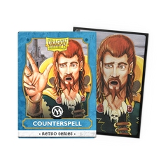 Dragon Shield Sleeves: Magic: The Gathering TCG: Retro Series Brushed Art [Counterspell] - 100 Standard Size Sleeves Card Game Dragon Shield