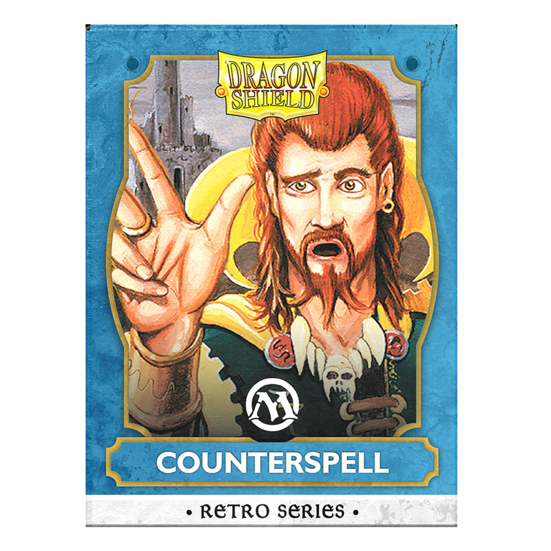 Dragon Shield Sleeves: Magic: The Gathering TCG: Retro Series Brushed Art [Counterspell] - 100 Standard Size Sleeves