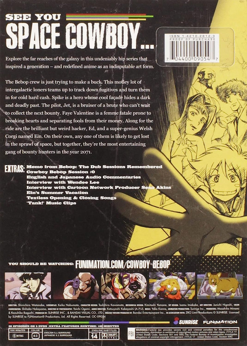 Cowboy Bebop: The Complete Series [DVD Box Set] DVDs & Blu-Rays Funimation   