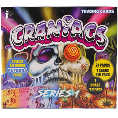 Craniacs TCG: Series 1 Trading Cards Hobby Box - 24 Packs Card Game Craniacs