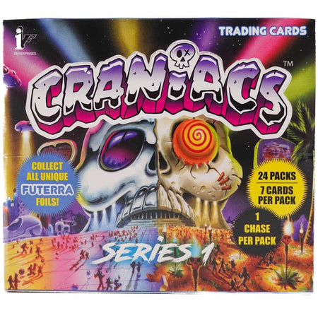 Craniacs TCG: Series 1 Trading Cards Hobby Box - 24 Packs Card Game Craniacs