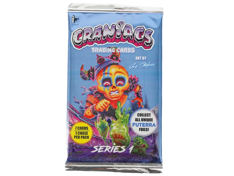 Craniacs TCG: Series 1 Trading Cards Hobby Box - 24 Packs Card Game Craniacs