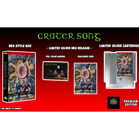 Crater Song - Silver NES Edition [NES] NES Video Game Premium Edition Games   