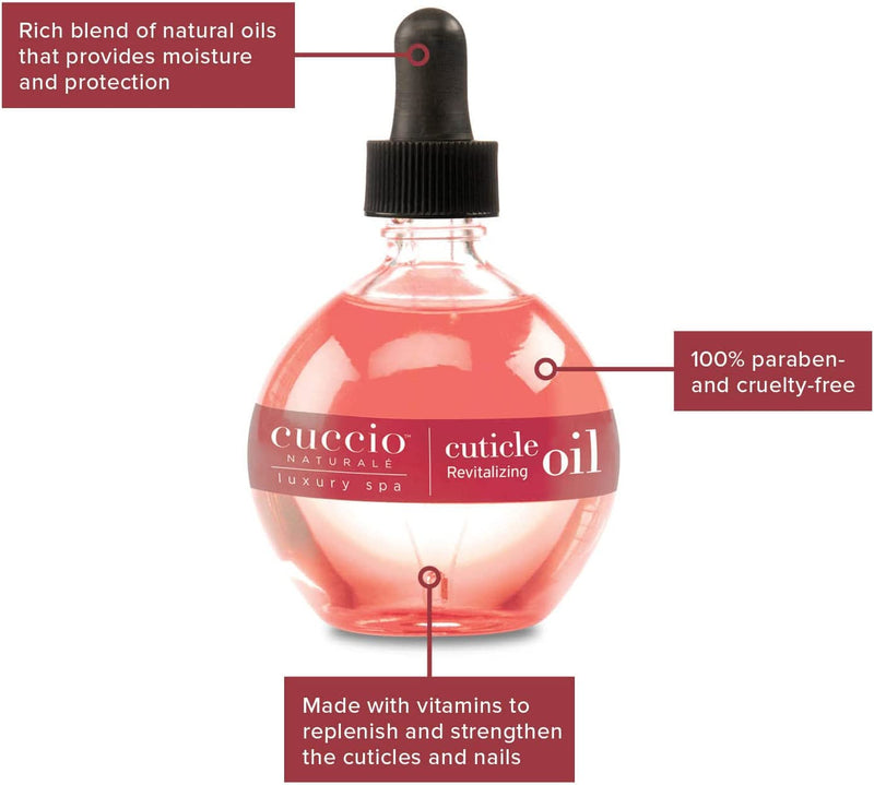 Cuccio Naturale Cuticle Revitalizing Oil - Pomegranate & Fig - 75mL / 2.5 Fl Oz [Skincare] Skincare Cuccio   