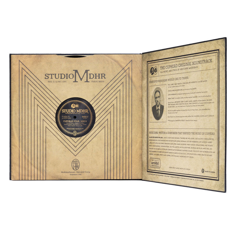Cuphead 4xLP Deluxe Vinyl Soundtrack [Audio Vinyl] Music (Vinyl) iam8bit