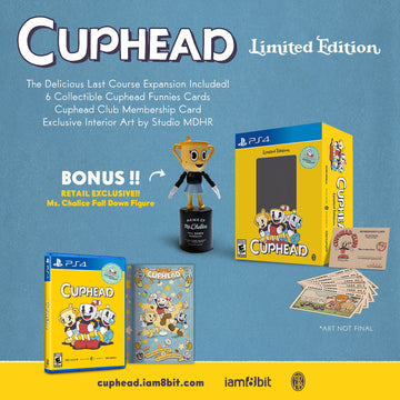 Cuphead - Limited Edition [PlayStation 4] PlayStation 4 Video Game iam8bit   