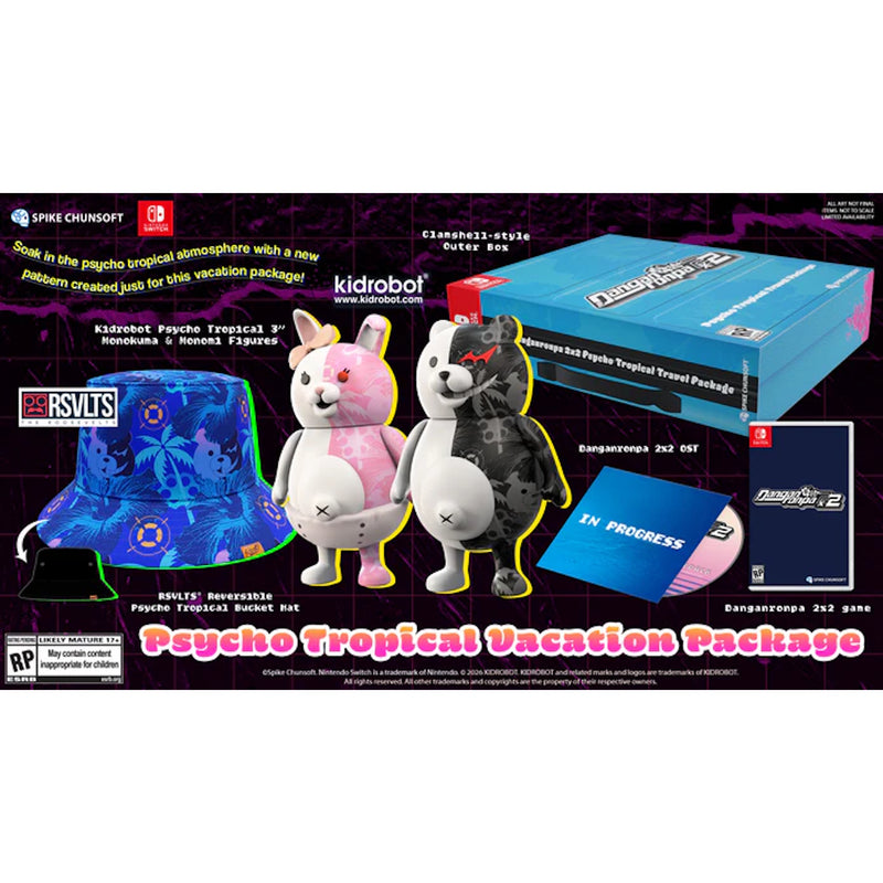 Danganronpa 2X2 Psycho Tropical Vacation Pack [Nintendo Switch] Nintendo Switch Video Game Spike Chunsoft