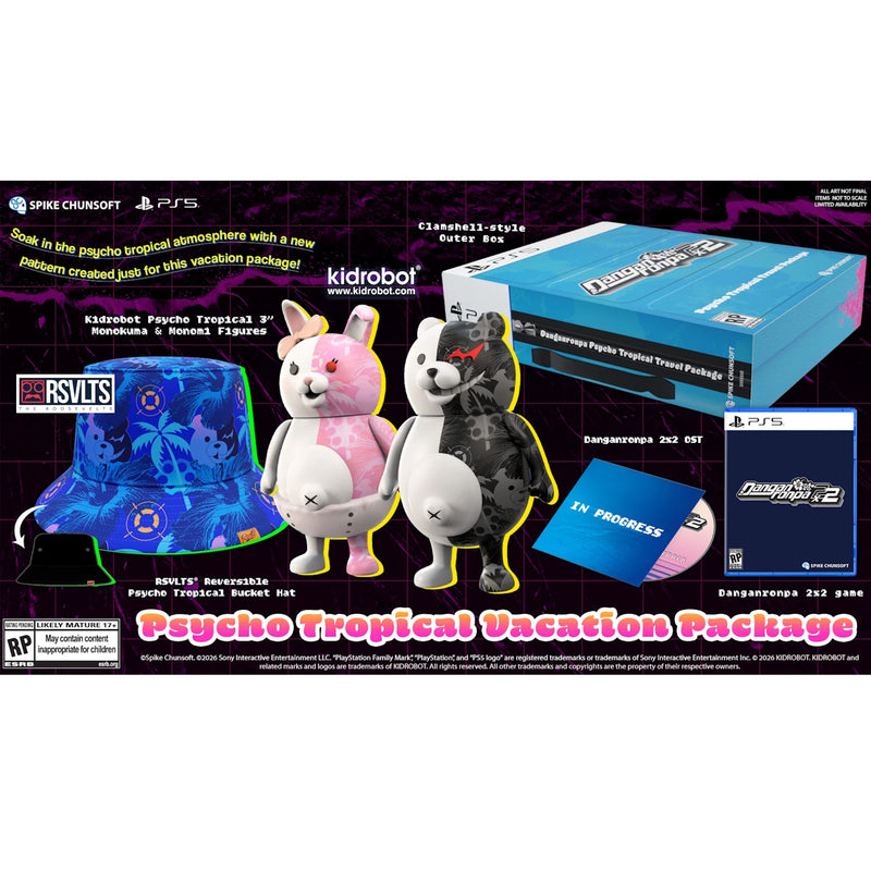 Danganronpa 2X2 Psycho Tropical Vacation Pack [PlayStation 5] PlayStation 5 Video Game Spike Chunsoft