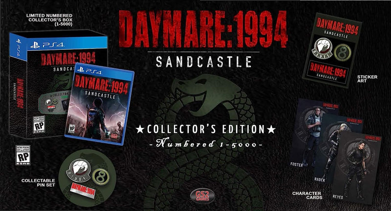 Daymare: 1994 Sandcastle - Collector's Edition [PlayStation 4] PlayStation 4 Video Game GS2 Games   