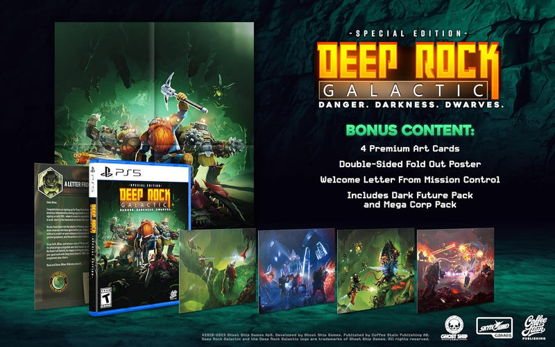 Deep Rock Galactic - Special Edition [PlayStation 5] PlayStation 5 Video Game Coffee Stain Studios   