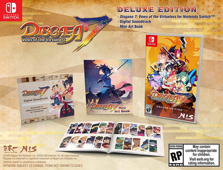 Disgaea 7: Vows of the Virtueless - Deluxe Edition [Nintendo Switch] Nintendo Switch Video Game NIS America   