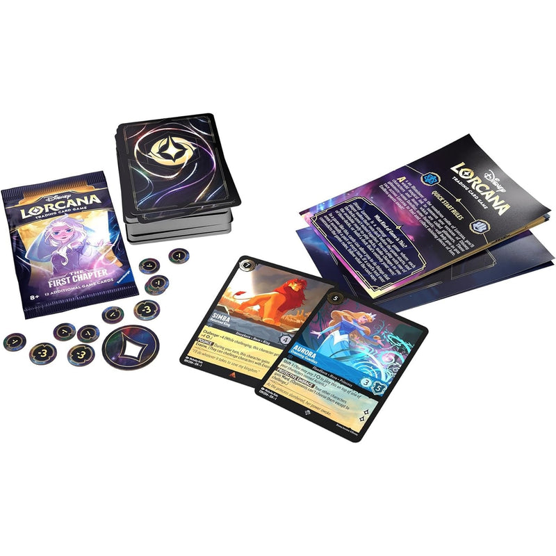 Disney Lorcana Trading Card Game: The First Chapter - Sapphire and Steel Starter Deck Card Game Ravensburger   