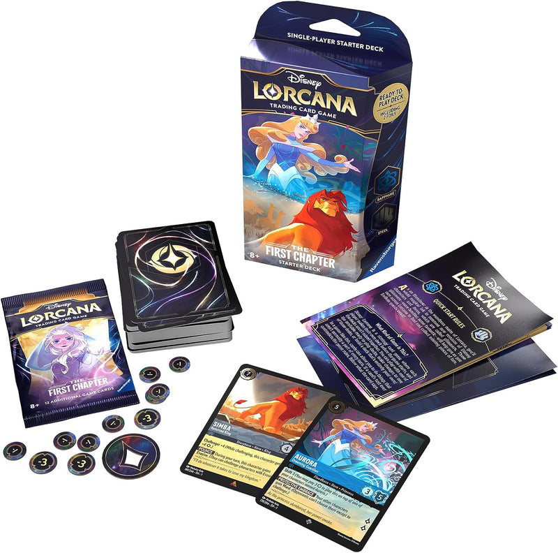 Disney Lorcana Trading Card Game: The First Chapter - Starter Deck Bundle [3 Decks] Card Game Ravensburger   