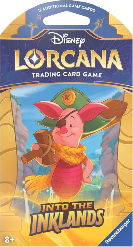 Disney Lorcana TCG: Into the Inklands Sleeved Booster Pack - 1 Random Pack Card Game Ravensburger