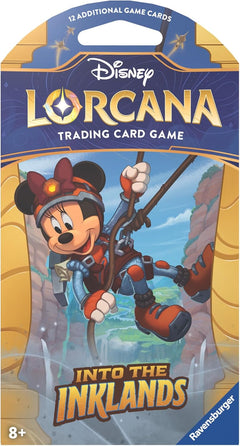 Disney Lorcana TCG: Into the Inklands Sleeved Booster Pack - 1 Random Pack Card Game Ravensburger