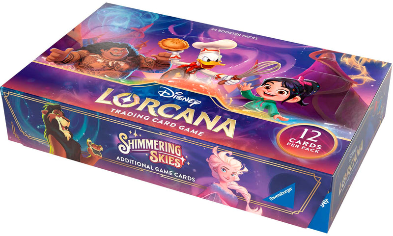 Disney Lorcana Trading Card Game: Shimmering Skies Booster Box - 24 Packs Card Game Ravensburger   