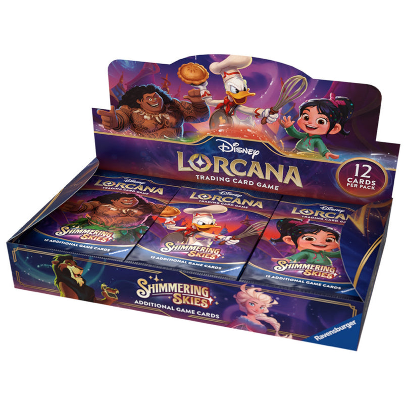 Disney Lorcana TCG: Shimmering Skies Booster Box - 24 Packs Card Game Ravensburger   