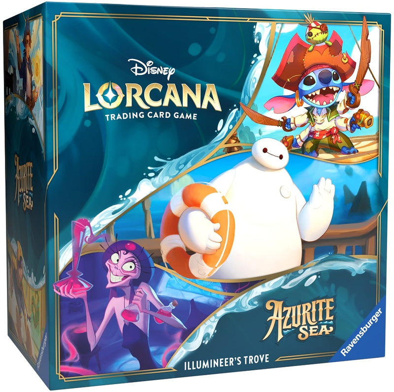 Disney Lorcana Trading Card Game: Azurite Sea Illumineer's Trove  Card Game Ravensburger   