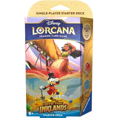 Disney Lorcana Trading Card Game: Into the Inklands Starter Deck - Ruby & Sapphire Card Game Ravensburger   