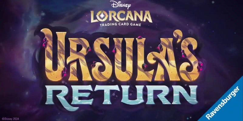 Disney Lorcana Trading Card Game: Ursula's Return Booster Box - 24 packs Card Game Ravensburger   