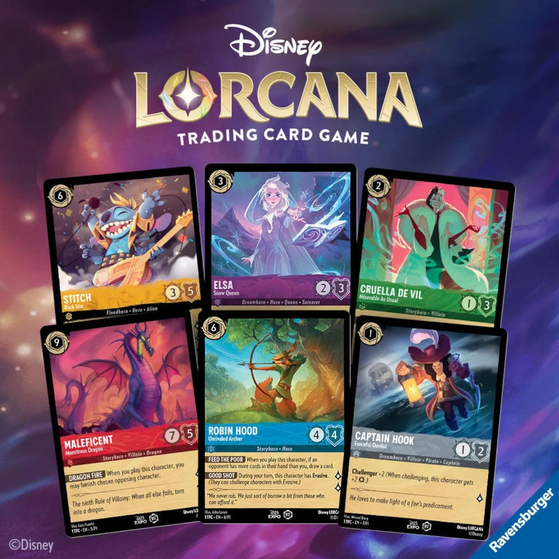 Disney Lorcana TCG: The First Chapter - Booster Box - 24 packs Card Game Ravensburger   