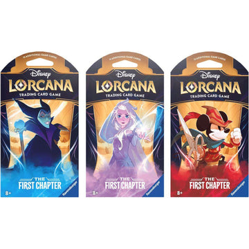 Disney Lorcana Trading Card Game: The First Chapter Sleeved Booster Pack - 1 Random Pack Card Game Ravensburger   