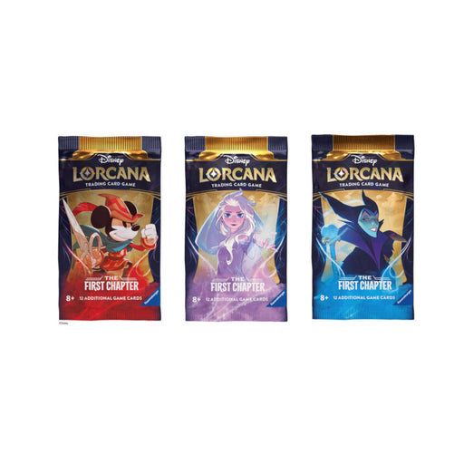 Disney Lorcana Trading Card Game: The First Chapter Sleeved Booster Pack - 1 Random Pack Card Game Ravensburger   