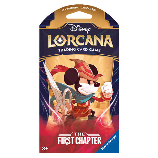 Disney Lorcana Trading Card Game: The First Chapter Sleeved Booster Pack - 1 Random Pack Card Game Ravensburger   