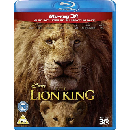 Disney's The Lion King - Live Action [3D + 2D Blu-ray] DVDs & Blu-Rays Disney   