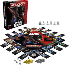 Monopoly: Disney Star Wars - Dark Side Edition [Board Game, 2-5 Players] Board Game Hasbro   