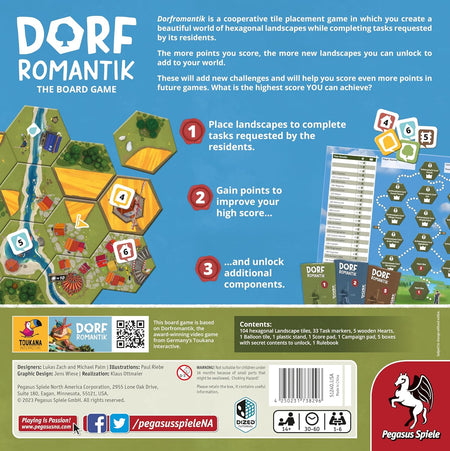 Dorf Romantik [Board Game, 1-6 Players] Board Game Pegasus Spiele