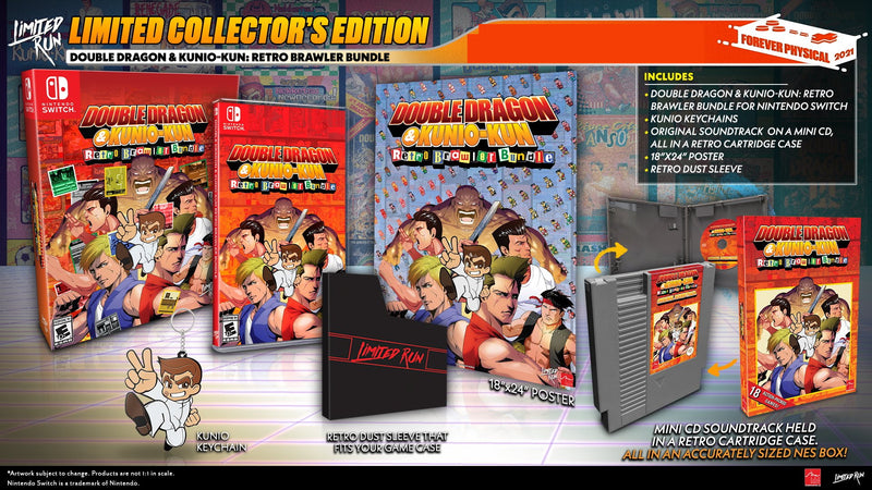 Double Dragon & Kunio-Kun Retro Brawler Bundle - Classic Edition - Limited Run #115 [Nintendo Switch] Nintendo Switch Video Game Limited Run Games   