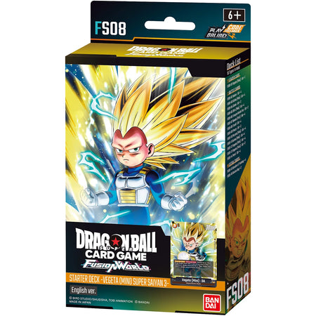 Dragon Ball Super TCG: Fusion World Starter Deck Vegeta (Mini) Super Saiyan 3 [FS08] Card Game Bandai Namco