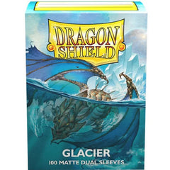 Dragon Shield Sleeves Dual Matte Glacier - 100 Sleeves Card Game Accessories Dragon Shield