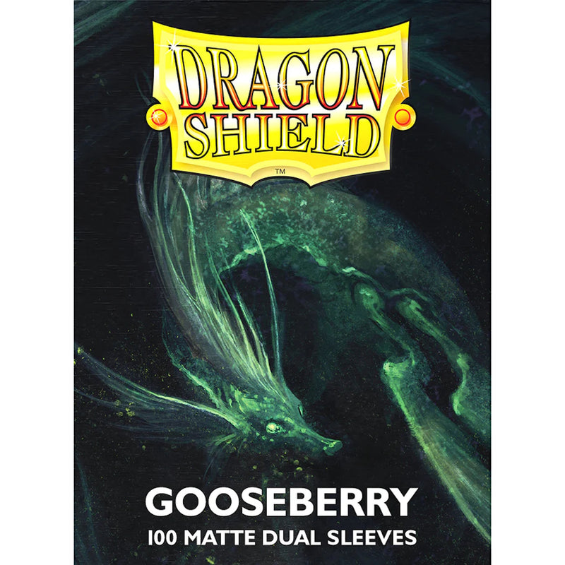 Dragon Shield Sleeves Dual Matte Gooseberry - 100 Sleeves Card Game Accessories Dragon Shield