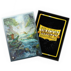 Dragon Shield Sleeves: Magic The Gathering Landfall Series [Misty Rainforest] - 100 Standard Size Sleeves Card Game Accessories Dragon Shield