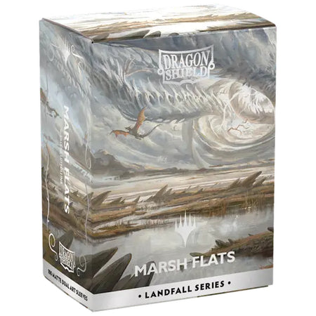 Dragon Shield Sleeves: Magic The Gathering Landfall Series [Marsh Flats] - 100 Standard Size Sleeves Card Game Accessories Dragon Shield