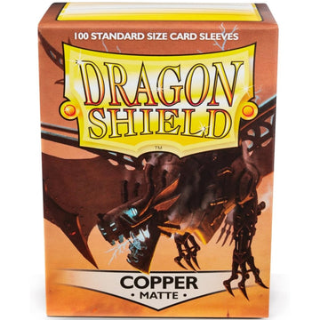 Dragon Shield Sleeves: Matte Copper - 100 Standard Size Sleeves Card Game Dragon Shield   