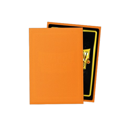 Dragon Shield Sleeves: Matte Orange - 100 Standard Size Sleeves Card Game Dragon Shield   