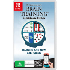 Dr Kawashima's Brain Training for Nintendo Switch [Nintendo Switch] Nintendo Switch Video Game Nintendo   