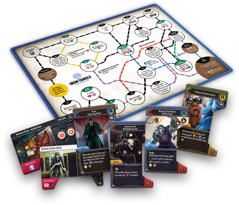 Dungeon Crawler Card Unstoppable: Iron Tangle Expansion