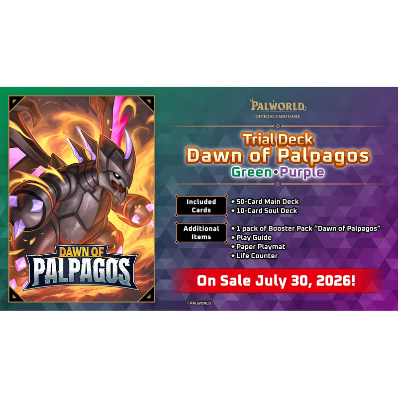 Palworld TCG: Dawn of Palpagos Red and Blue Trial Deck ETD01 Card Game Card Game Bushiroad