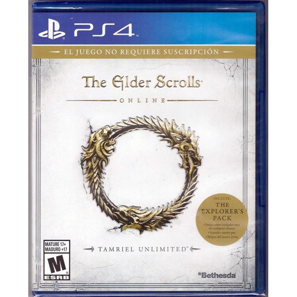 The Elder Scrolls Online: Tamriel Unlimited [PlayStation 4] PlayStation 4 Video Game Bethesda   