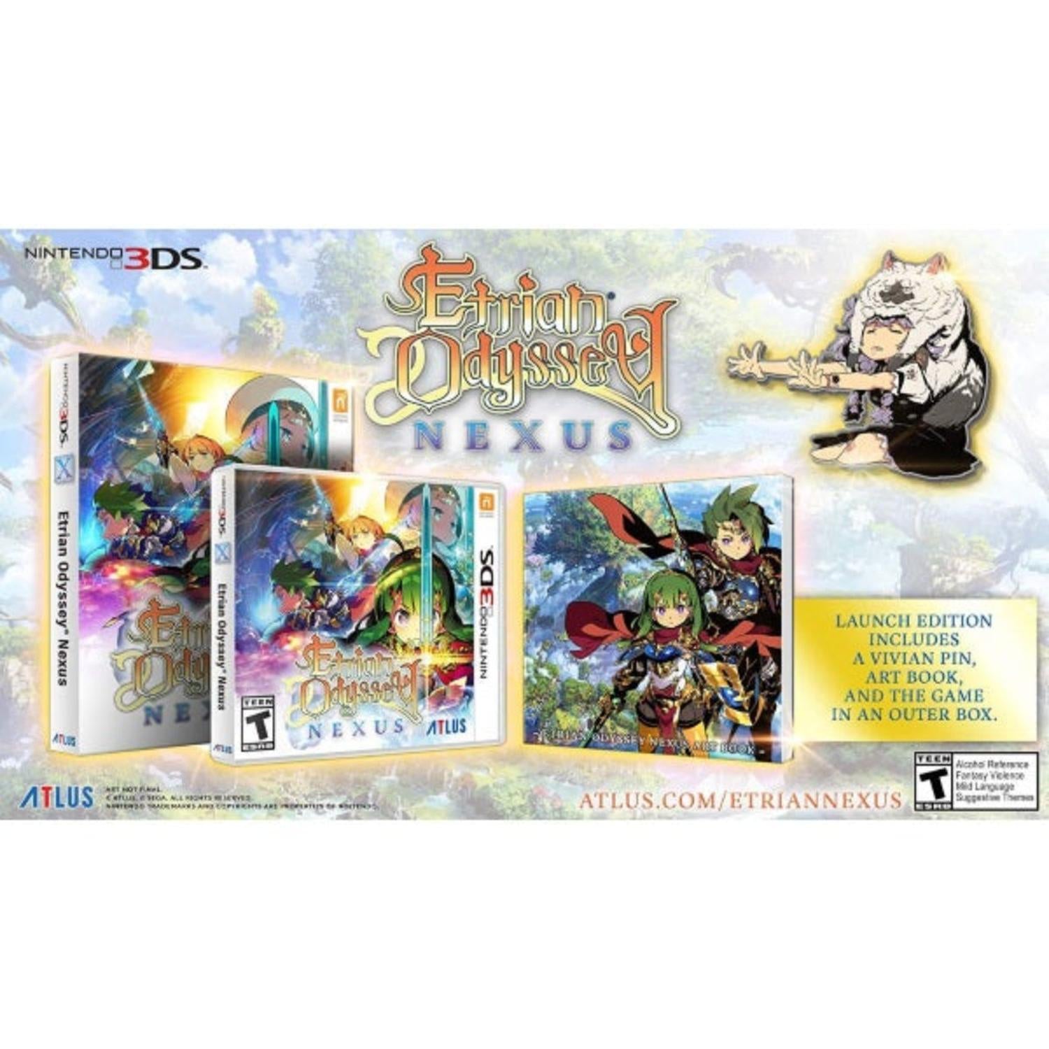 Etrian Odyssey Nexus - Launch Edition [Nintendo 3DS] – Shopville