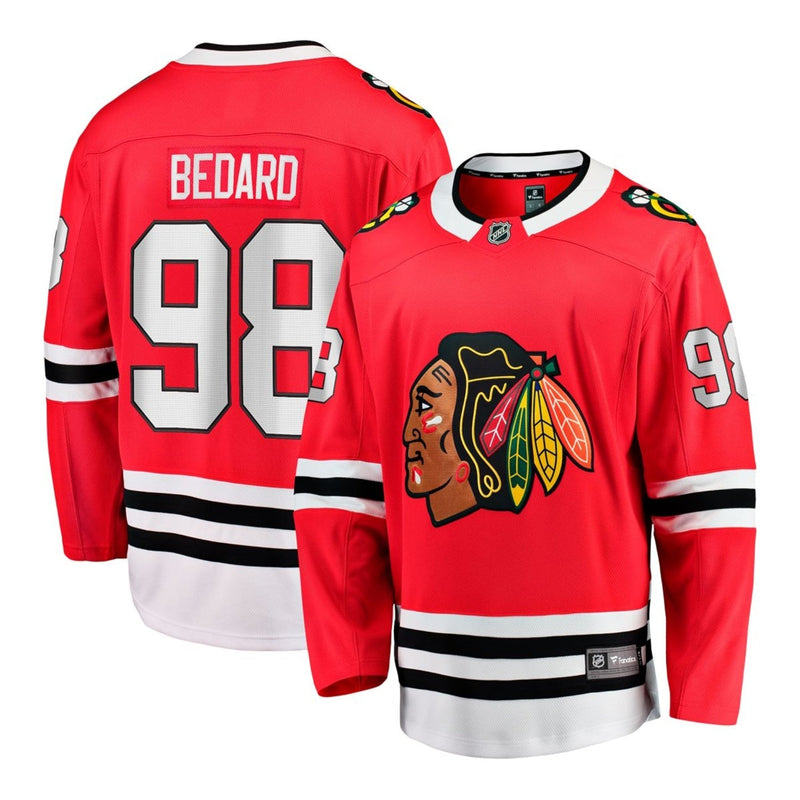 Fanatics: Chicago Blackhawks - Connor Bedard Breakaway Jersey - Adult [Sporting Goods] Sports & Outdoors Fanatics   