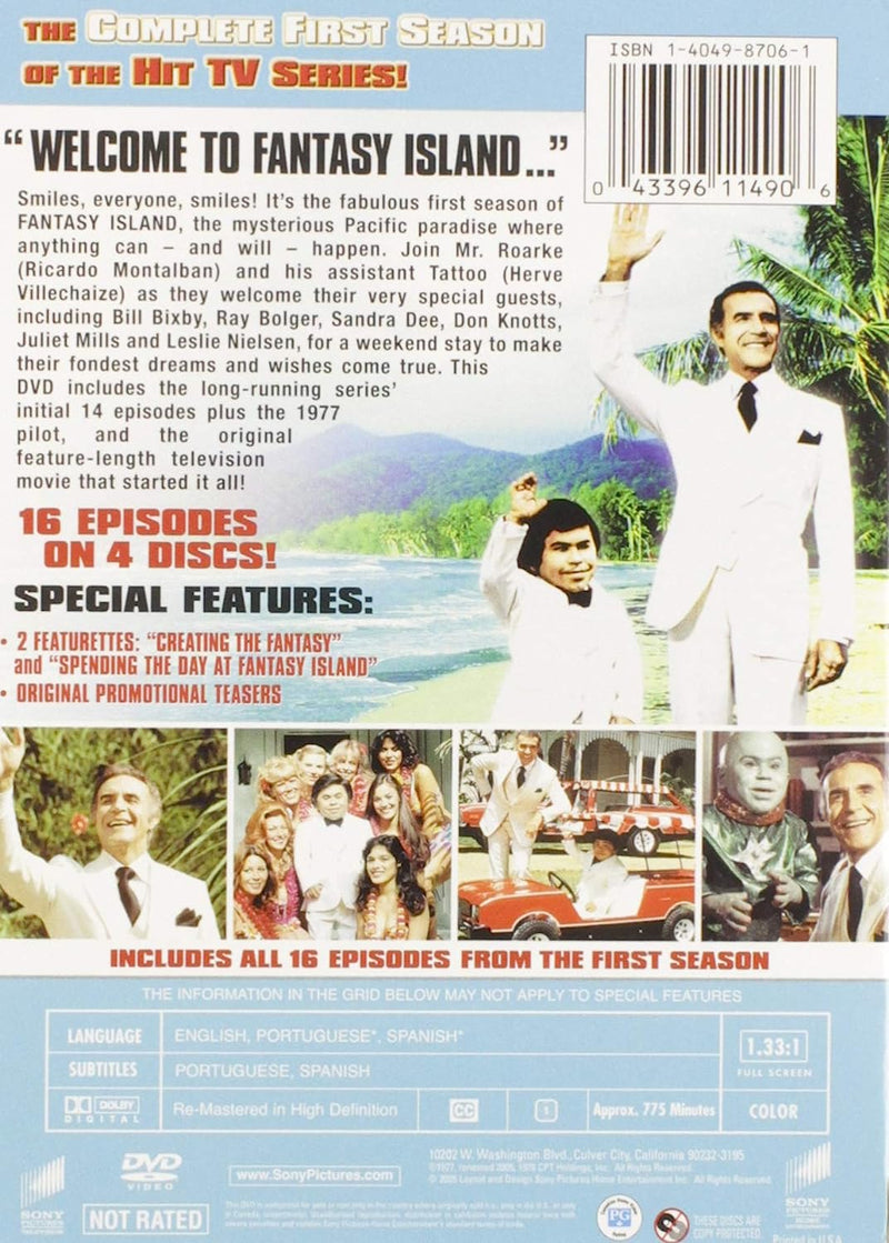 Fantasy Island: The Complete First Season [DVD Box Set] DVDs & Blu-Rays Sony Pictures   