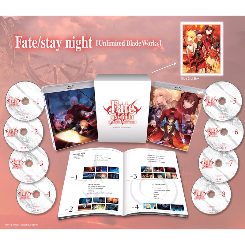 Fate/Stay Night: Unlimited Blade Works Complete [Blu-Ray Box Set] Blu-Ray Box Set / Series Aniplex of America