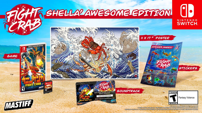 Fight Crab - Shella Awesome Edition [Nintendo Switch] Nintendo Switch Video Game Mastiff   