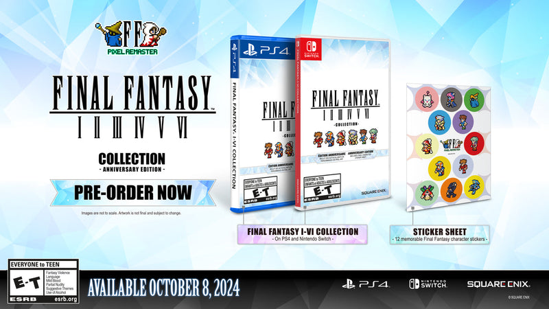 Final Fantasy I-VI - Collection Anniversary Edition [Nintendo Switch] Nintendo Switch Video Game Square Enix   